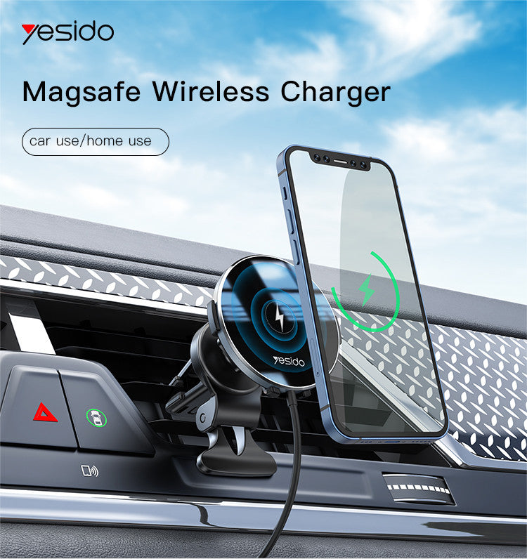 C131 15W Wireless magnetic charging dock and compatible holder