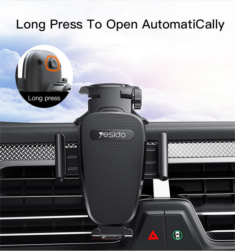 C130 phone holder Mainly ABS material Spring Clip Holder Folding Clamp Arm For Dashboard / windshild"