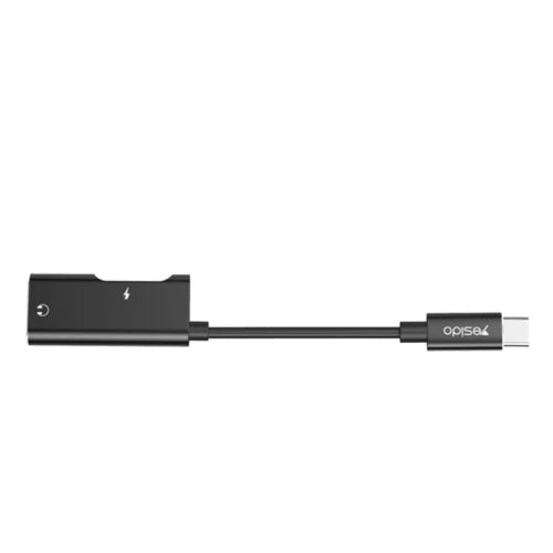 YAU23 Audio Adapter USB-C Fast Charge+music Type-C-Type-C