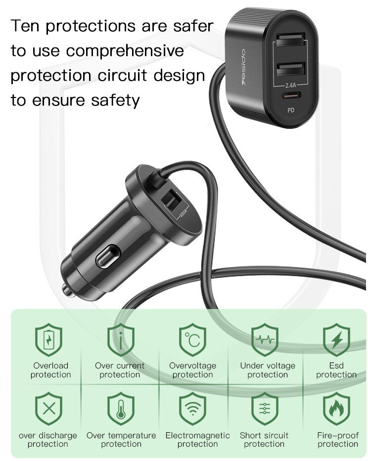 Y41 Multi Car Charger Output 48MAX