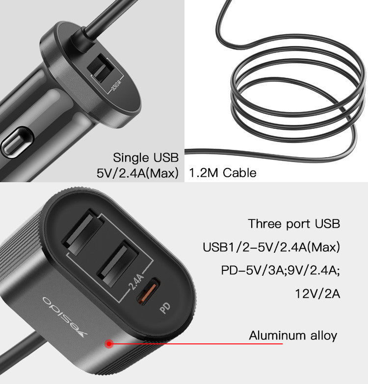 Y41 Multi Car Charger Output 48MAX