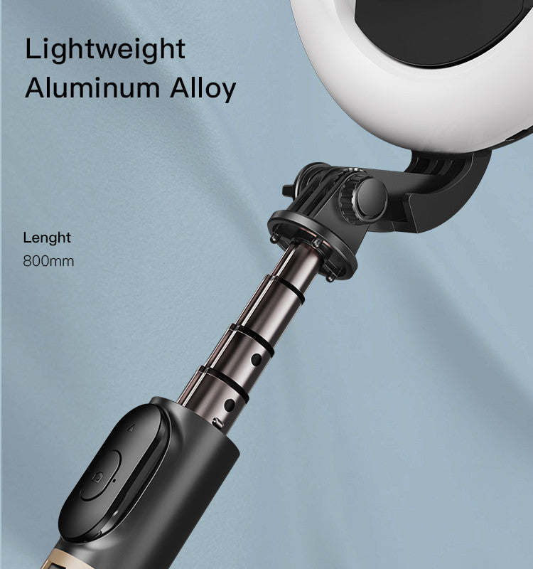 SF12 9 colors' adjustment wirless bluetooth flash light live selife stand 9 model of different light Rechargable battery