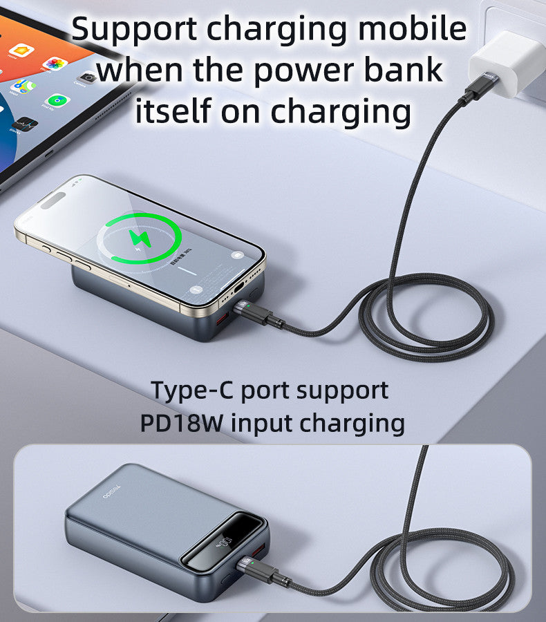 YP50 20000mAh Power Bank 35W Fast Charging 15W For Magsafe magnetic wireless charging 20000mAh Capacity