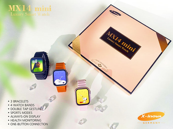 MX14 Mini Smart Watch - Compact Design, Powerful Features