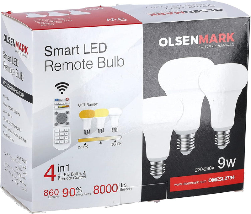 Smart Led Remote Bulb 1x54