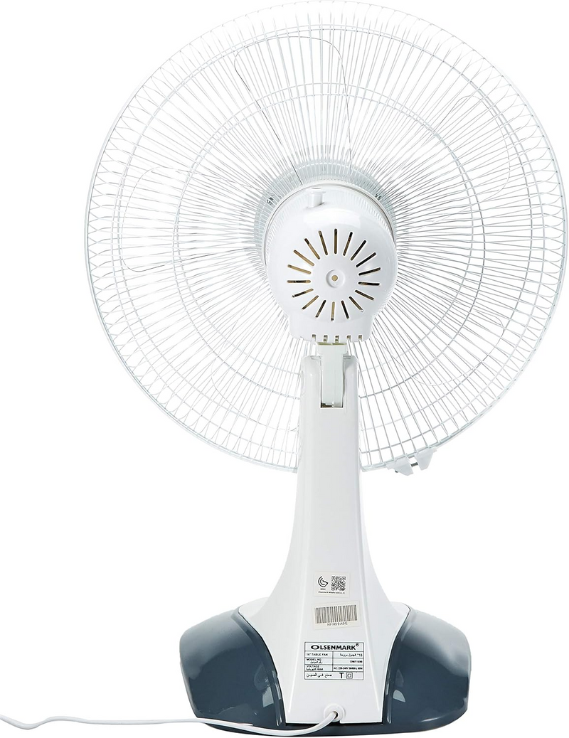 16" Table Fan/3 Speed/Oscltion/Timer1x2