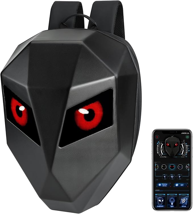 LED EYE KNIGHT BACKPACK WITH APP & BLUETOOTH