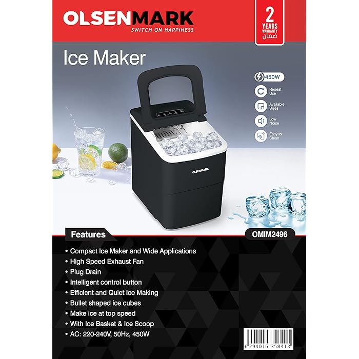 Ice Cube Maker 2.2L/100w 1x1