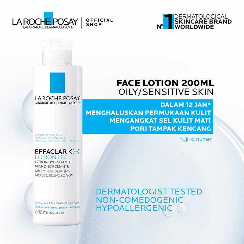 La Roche Posay Effaclar K (+) Lotion QD MICRO-EXFOLIATING MOISTURIZING LOTION