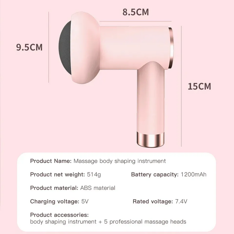 Body Sculpting Machine, Cellulite Massager Electric Body Massage Gun for Belly/Leg/Arms Portable Shaping Slimming Massage Hammer