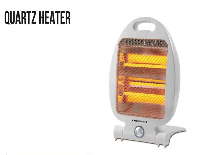 Quartz Heater/Safety Tip/600W 1X6