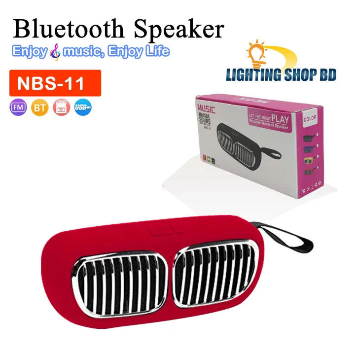 NBS-11 Portable Wireless Speaker - Massive Sound in a Compact Design