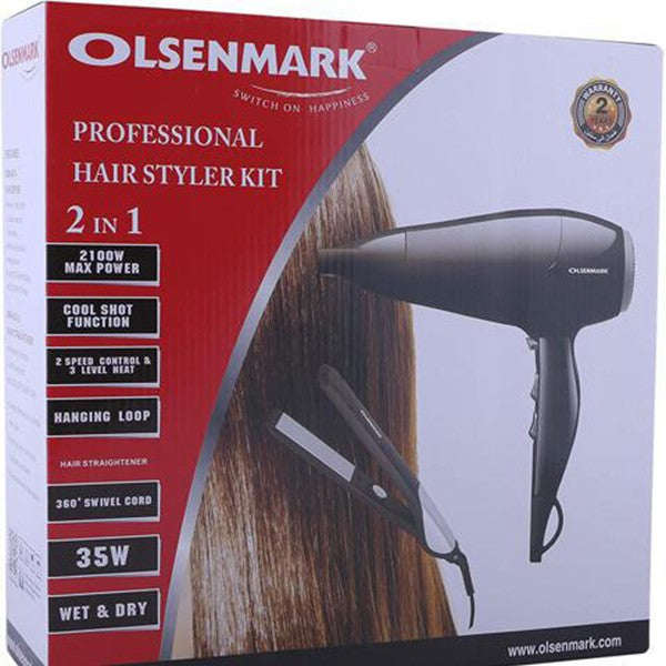 2 in 1 Profesnl Hair Styler kit 1x6