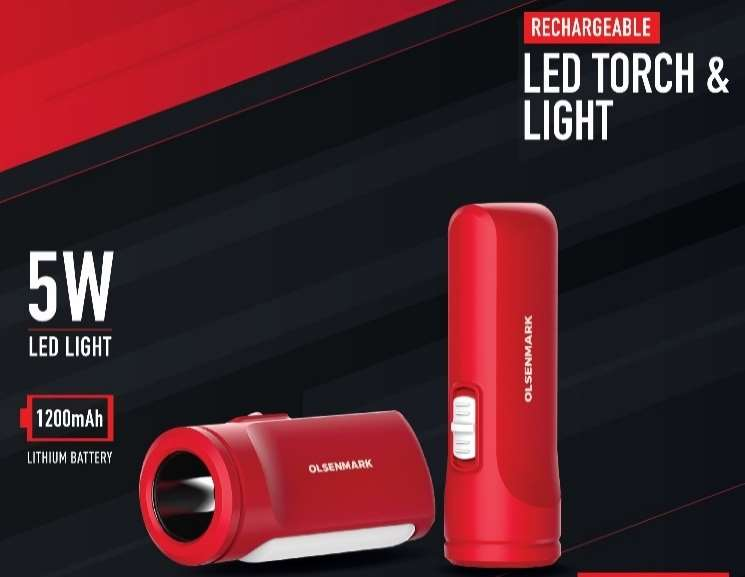 Rechargeble Led Torch & Light 1x120