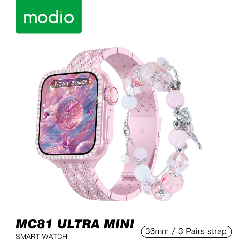 Modio MC81 Ultra Mini - Elegant Smartwatch Jewelry Bracelet