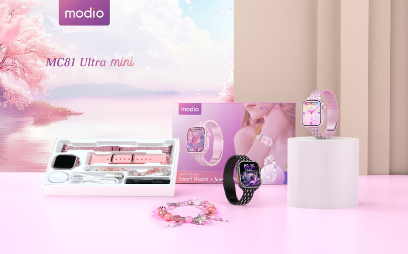 Modio MC81 Ultra Mini - Elegant Smartwatch Jewelry Bracelet