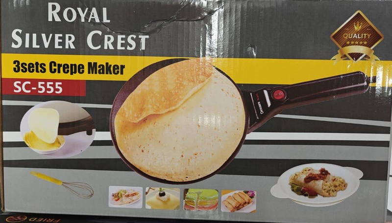 Make Delicious Crepes with the Royal Silver Crest Crepe Mak