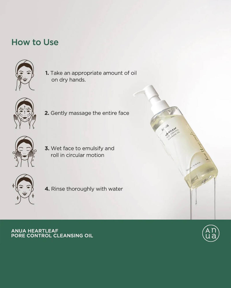 Anua Heartleaf Pore Control Cleansing Oil