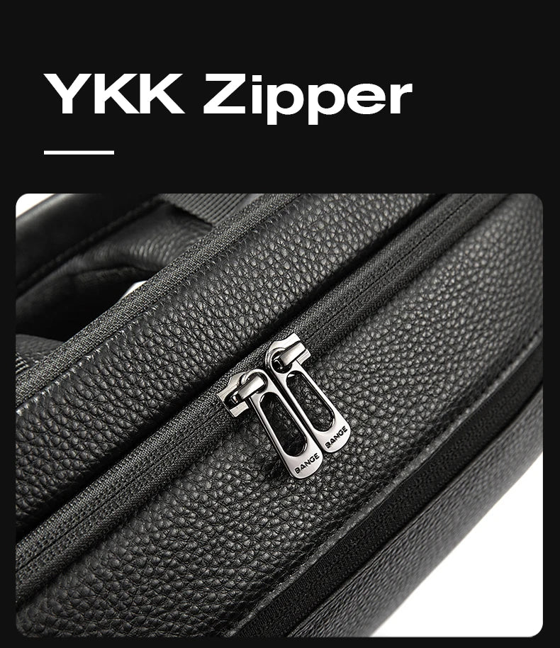 6625 genuine leather  backpack + YKK zippe 30*46*16 1.4kg