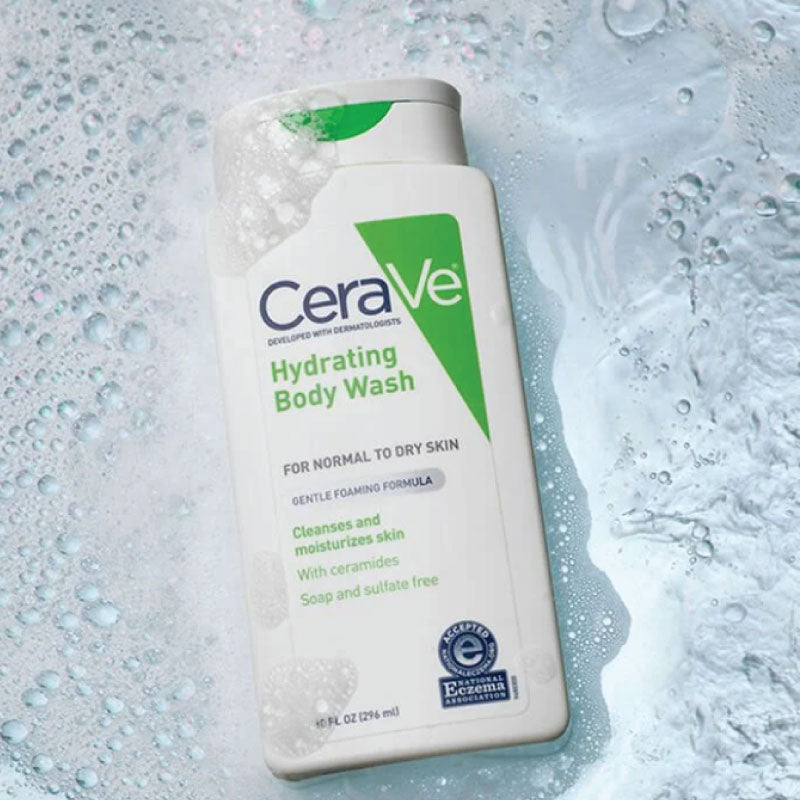 CeraVe Hydrating Body Wash | Moisturizing Cleanser for Dry Skin | 10 FL OZ (296 ML)