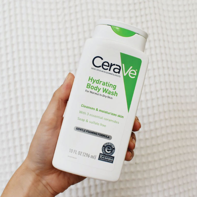 CeraVe Hydrating Body Wash | Moisturizing Cleanser for Dry Skin | 10 FL OZ (296 ML)