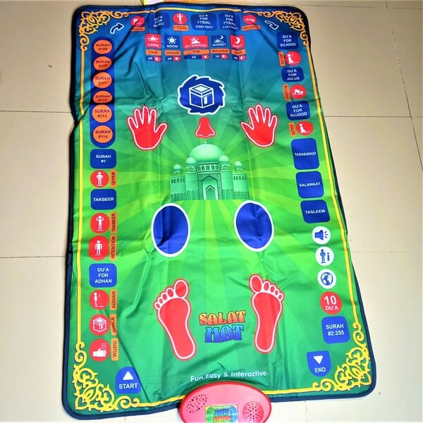 Islamic Educational Interactive Prayer Mat For Kids