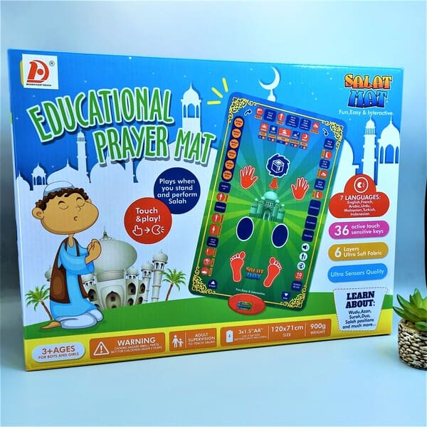 Islamic Educational Interactive Prayer Mat For Kids