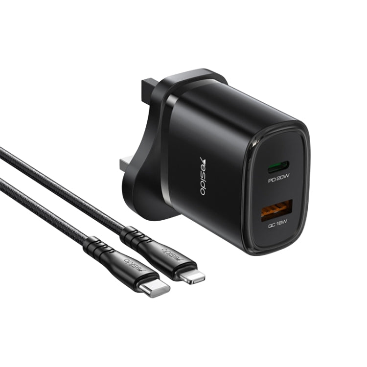 YC46 UK  20W Fast Charging Home  Charger(USB-A+TC)