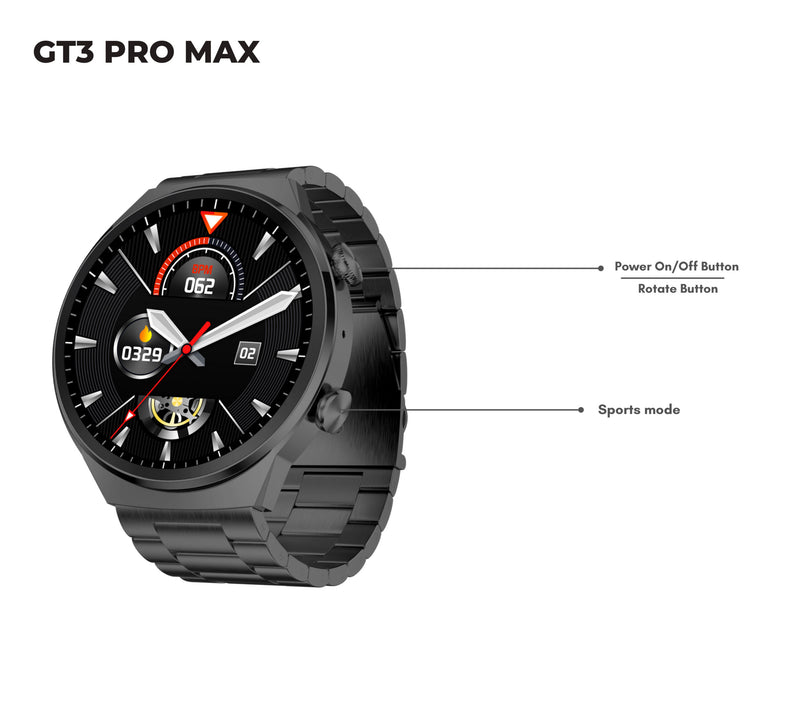 G-Tab GT3 PRO MAX Smart Watch with Advanced Health Tracking