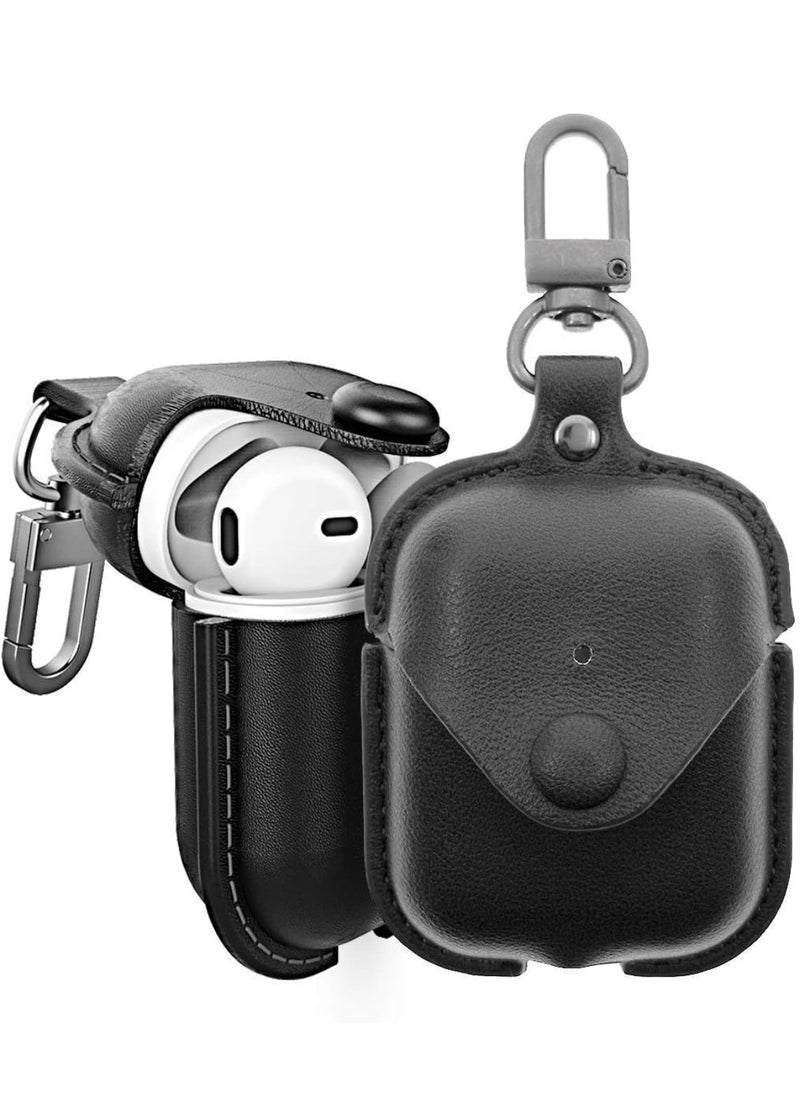 Leather AirPods Pro 2 Case with Keychain