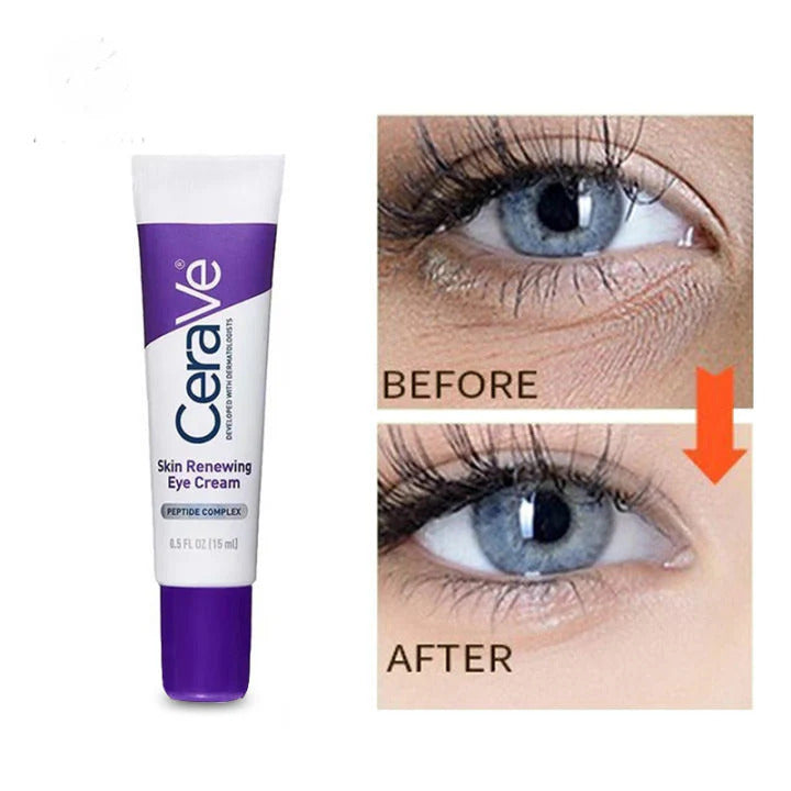 CeraVe Skin Renewing Eye Cream | Hydrating & Firming Formula with Peptides | 0.5oz / 14.2g