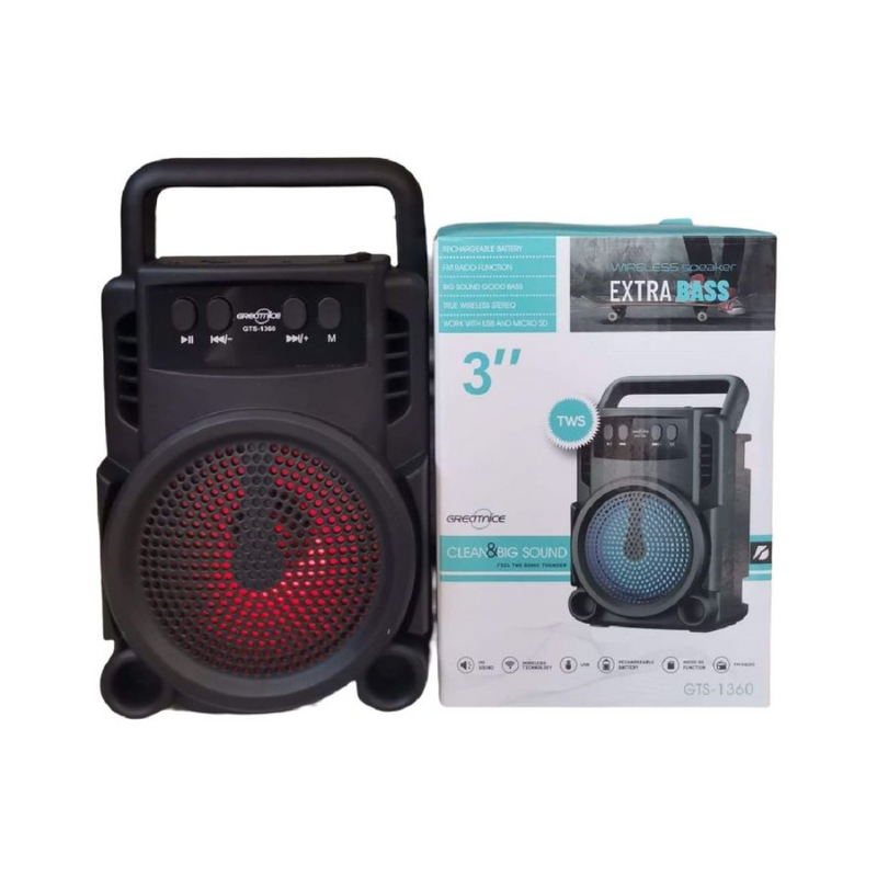 Portable 3-Inch Bluetooth Speaker with Clean Big Sound | Model SGS-1360