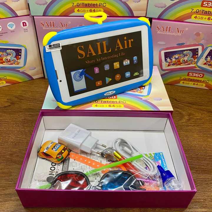 SAIL Air 7" Tablet PC - Dual SIM, WiFi, 4GB RAM, 64GB Storage, Kids Tablet