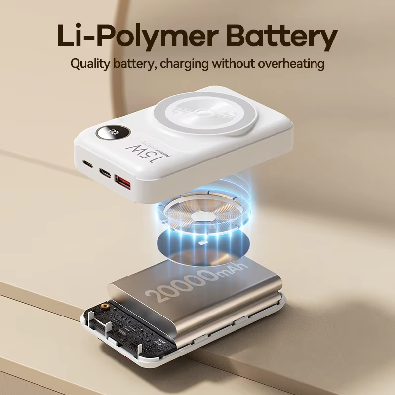 HEPU HP-259 10000mAh Magnetic Wireless Charging Battery