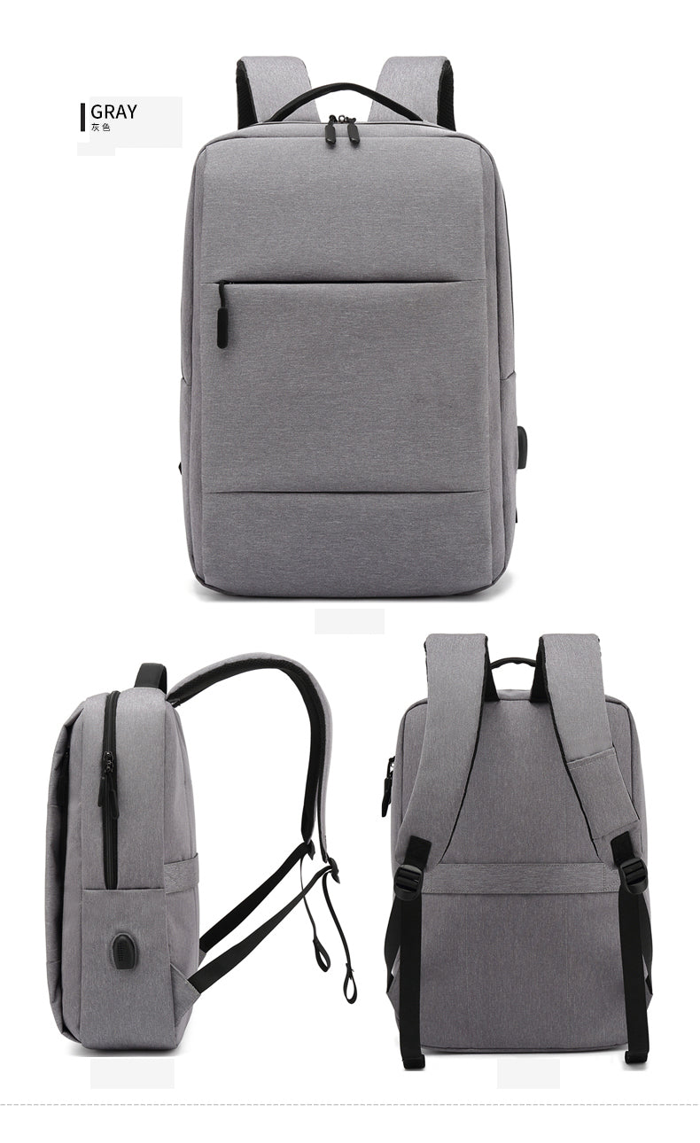 Men's Backpacks Business Travel Laptop Backpack With USB Nylon School Bag