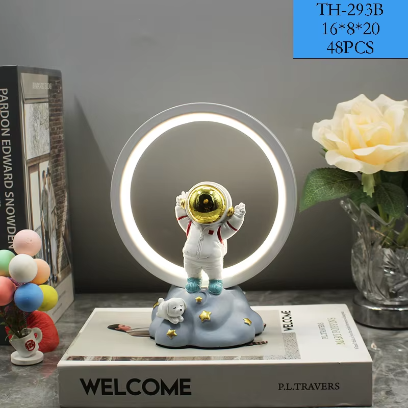 Usb Plug Led Decorative Room Lights yoga Meditation Astronaut Modern Table Lamps Home Decor