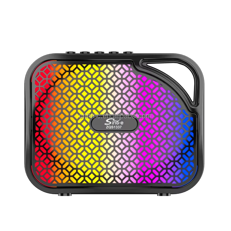 Portable Bluetooth Speaker with Colorful Lights