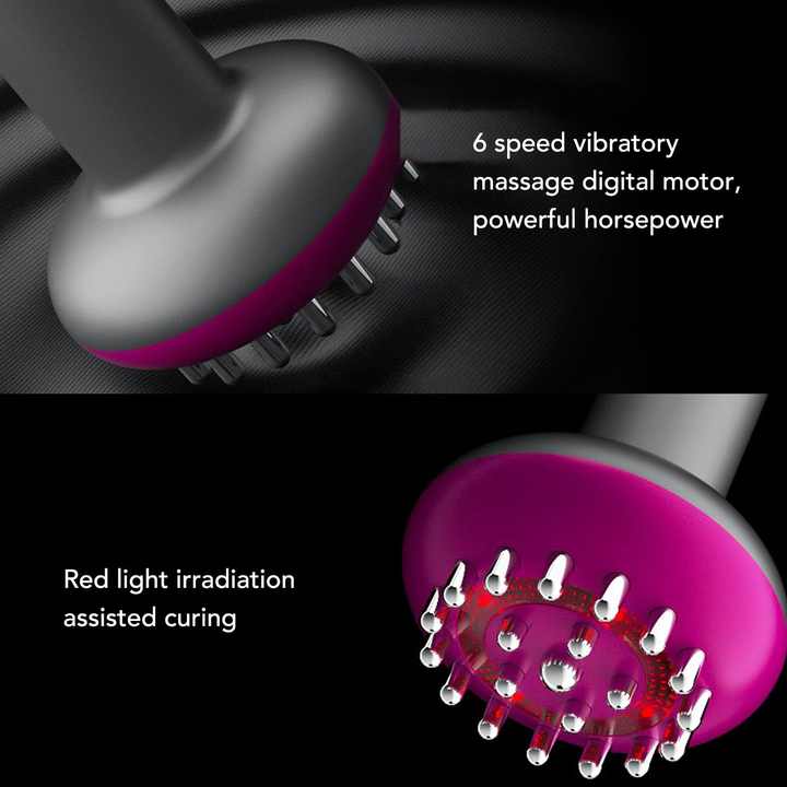 Advanced Electric Massage Device with Red Light Therapy – Deep Tissue Relaxation and Pain Relie