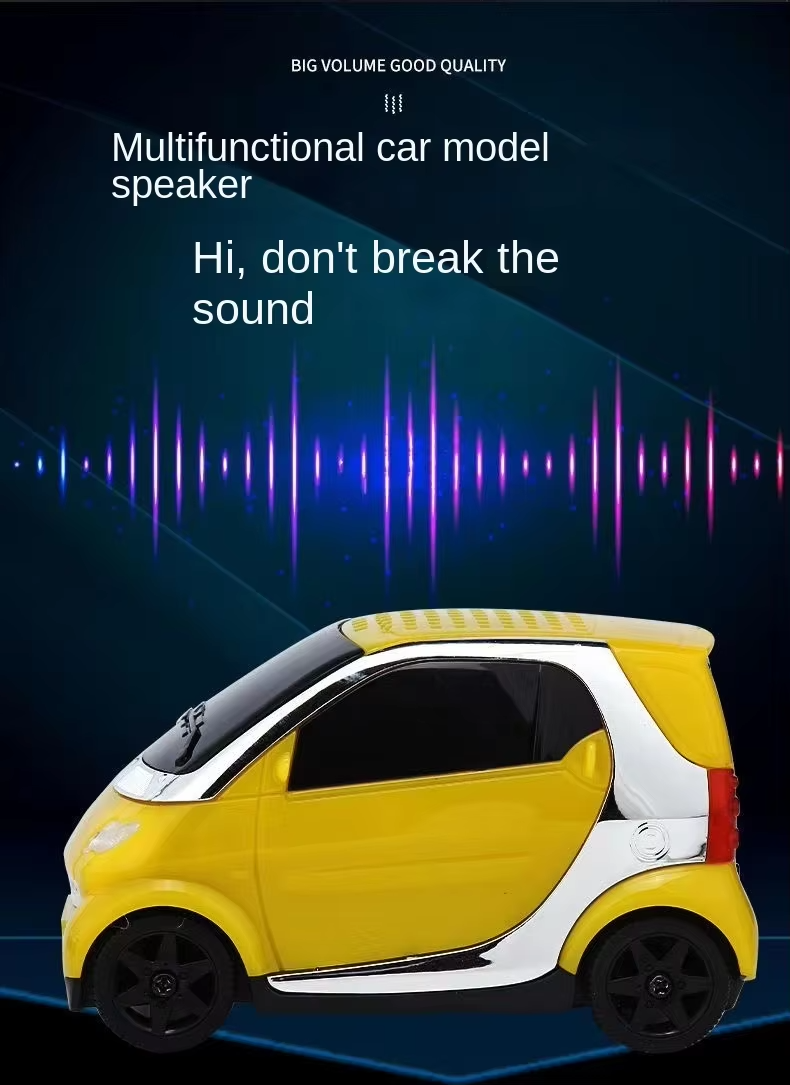 WS-233 Car-Shaped Bluetooth Speaker - Portable and Stylish