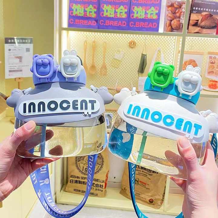 Innocent Double-Compartment Water Bottle with Cute Characters