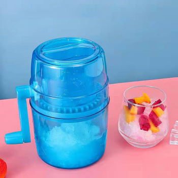 Enjoy Fluffy Shaved Ice at Home with the SALA Manual Ice Crusher