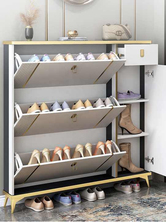 Modern Shoe Cabinet: Stylish & Functional Storage for Your Entryway