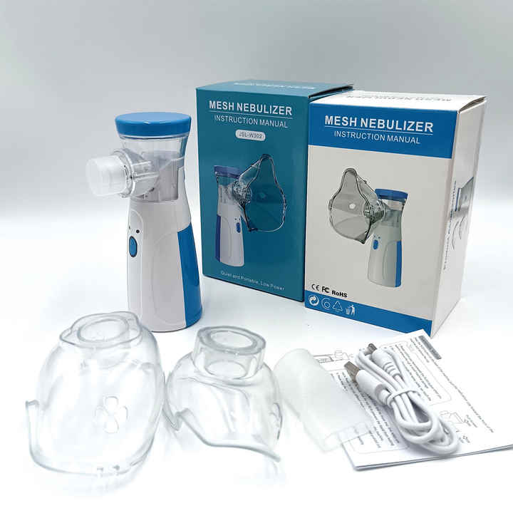 Premium Mesh Nebulizer Machine For kids and adults, Handheld, Mesh Technology Portable, Soundless, and Effective Respiratory Solution