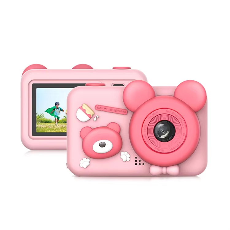 Child-Friendly Camera with Tripod and Games - Capture Moments and Fun