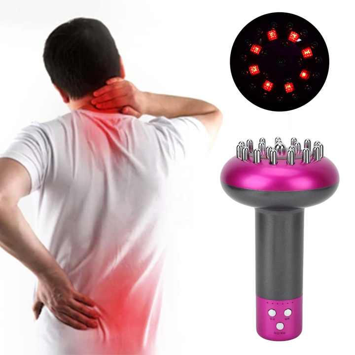 Advanced Electric Massage Device with Red Light Therapy – Deep Tissue Relaxation and Pain Relie