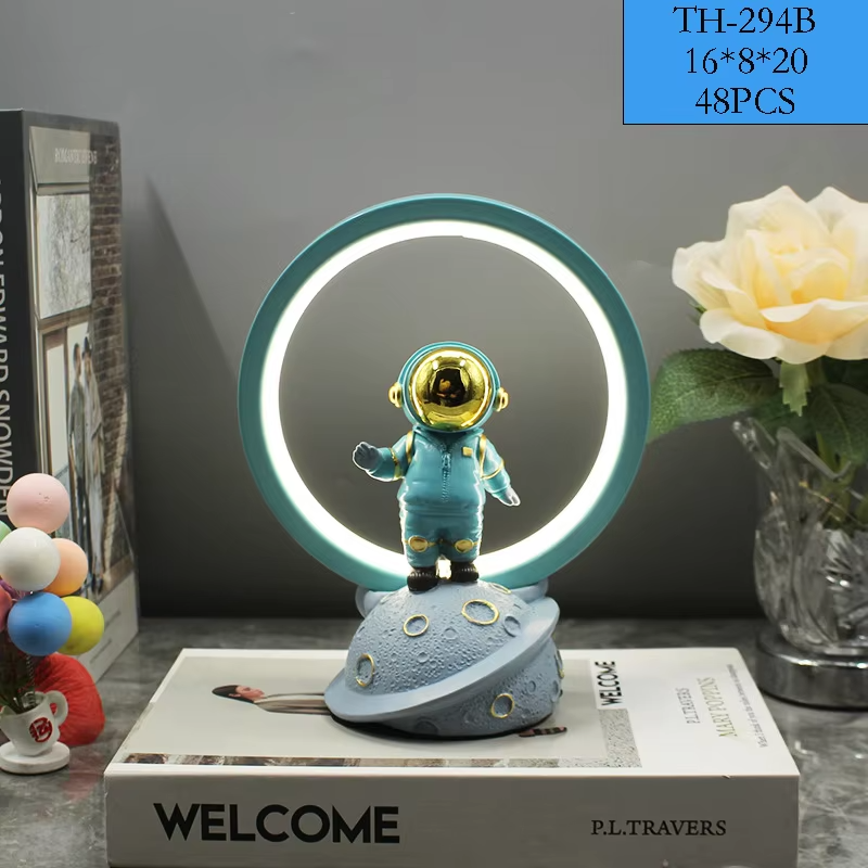 Usb Plug Led Decorative Room Lights yoga Meditation Astronaut Modern Table Lamps Home Decor