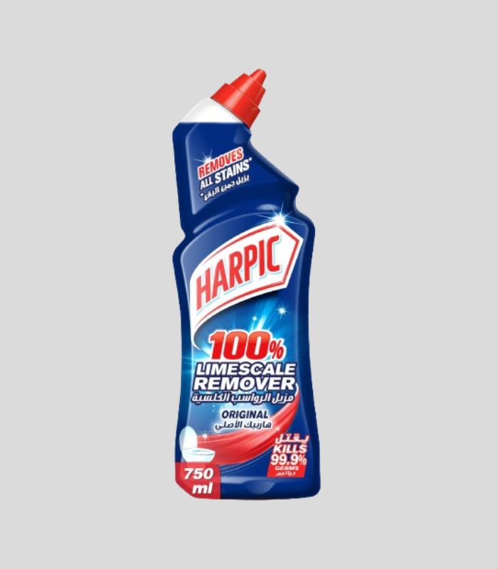 Harpic Original Toilet Bowl Cleaner - Powerful Stain Removal and Germ Killing