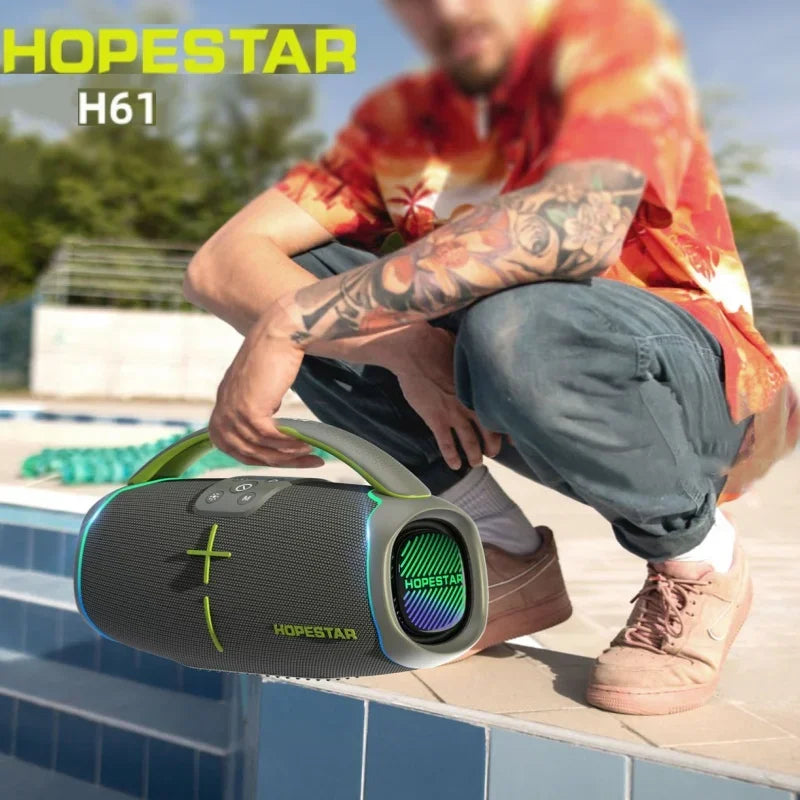 HOPESTAR H61 1+1 Series - Powerful Stereo Sound with LED Lightshow