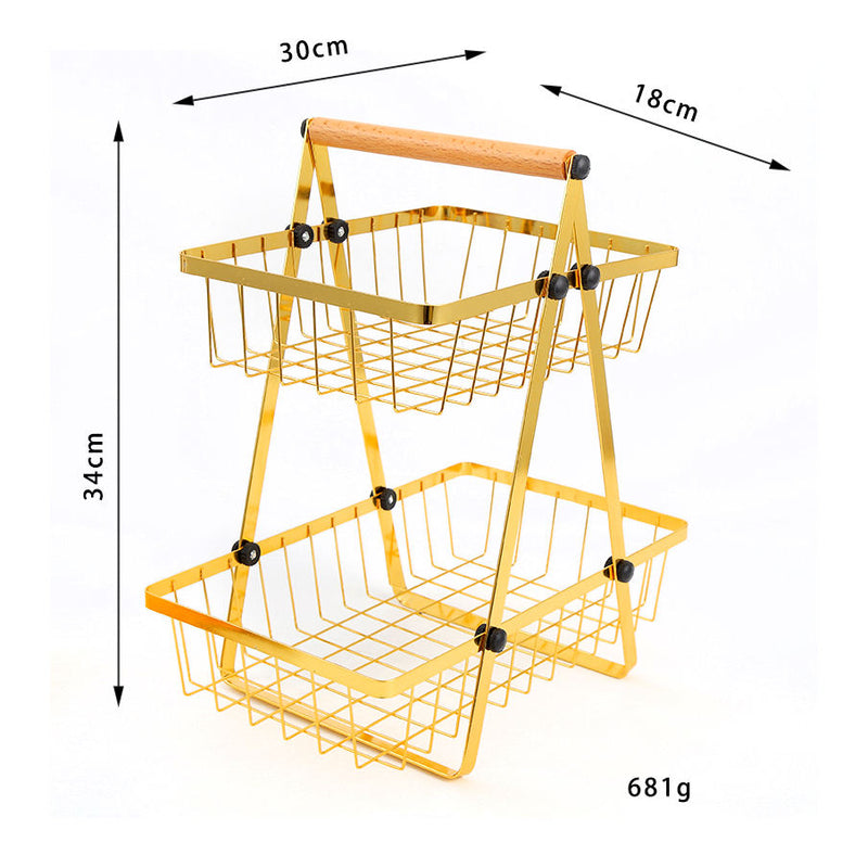 Space-Saving Fruit Basket: Stylish and Functional