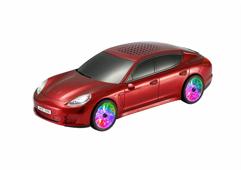 WS-599 Car-Shaped Bluetooth Speaker with LED Lights